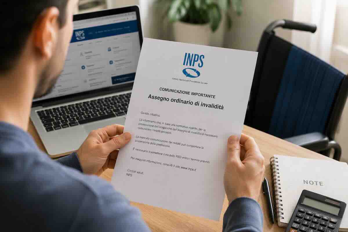 Assegno di invalidità Inps